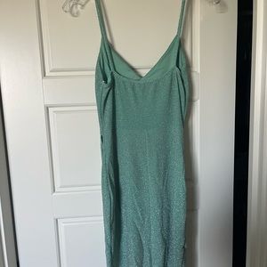 Glittery blue dress